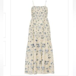 Anna Cate Nicole Maxi Dress in Royal Bloom Sz Medium